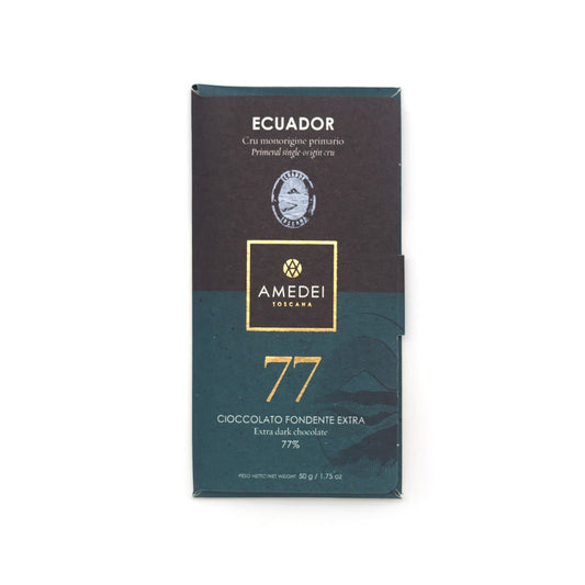 Amedei Ecuador 77% Single Origin Dark Chocolate Bar - 50g