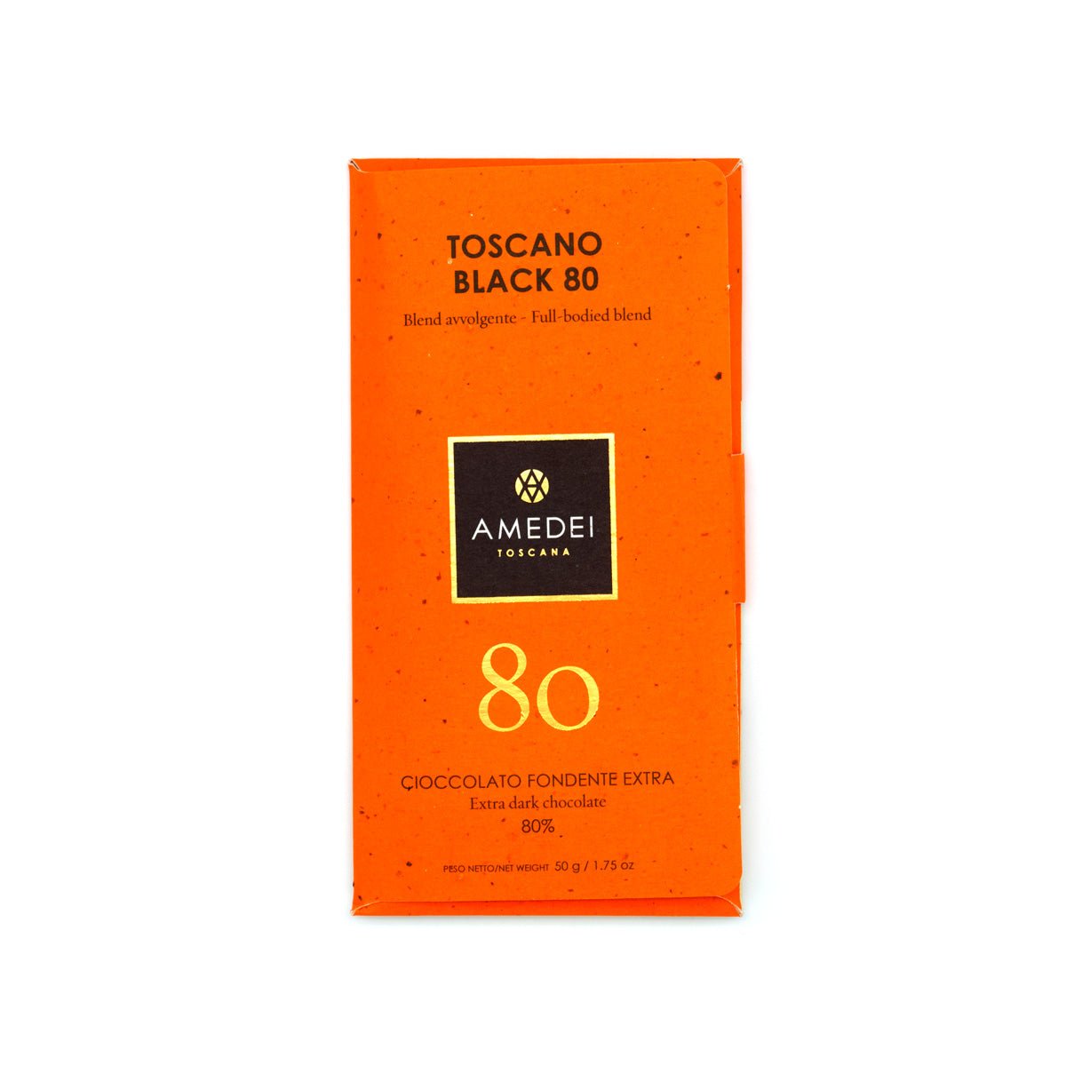 Amedei Toscano Black 80% Dark Chocolate Bar - 50g – Chocosphere