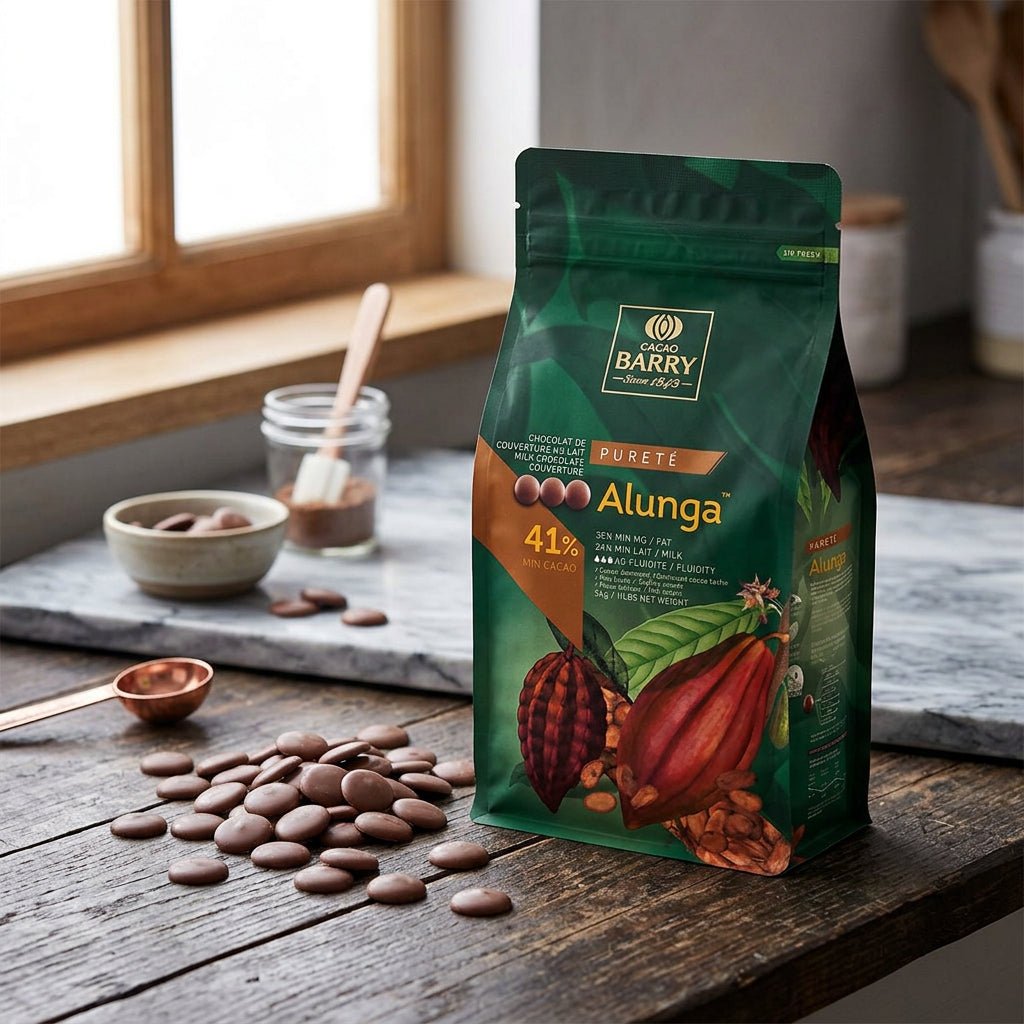Cacao Barry Alunga Pistoles 41% Milk Chocolate Discs