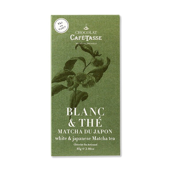 Café-Tasse Blanc & Thé 27% White Chocolate & Matcha Tea Bar - 85g
