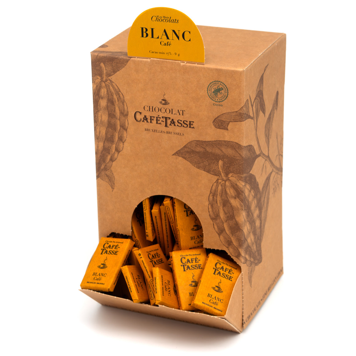 Cafe-Tasse Blanc Café White Chocolate & Coffee Mini-Bars