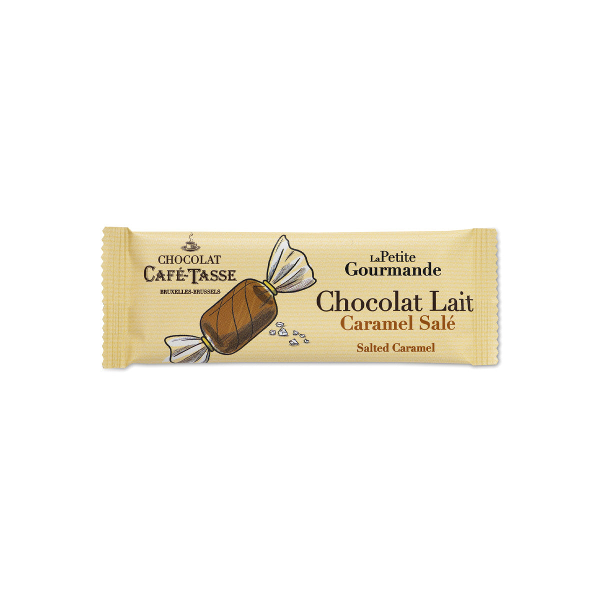 Cafe-Tasse Lait Caramel Sale Milk Chocolate & Salted Caramel Mini-Bar - 25g