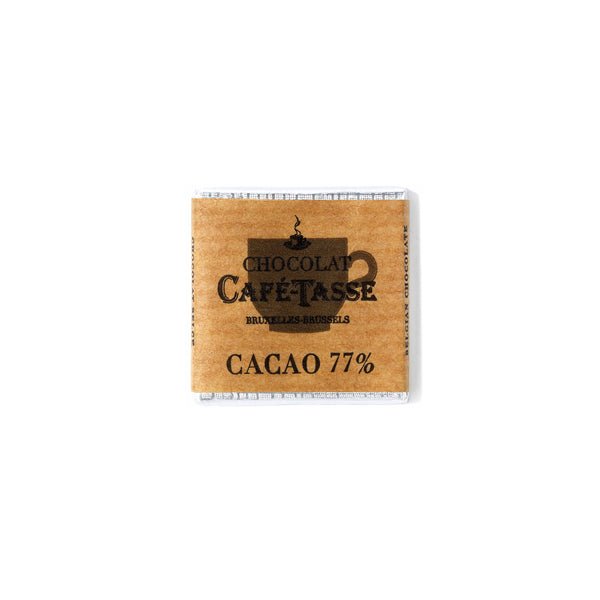 Café-Tasse Noir 77% Extra Dark Chocolate Napolitans