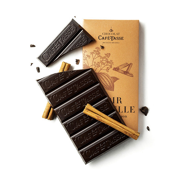 Cafe-Tasse Noir Cannelle 60% Dark Chocolate & Cinnamon Bar - 85g