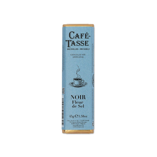 Cafe-Tasse Noir Fleur De Sel 60% Dark Chocolate & Sea Salt Bar - 45g