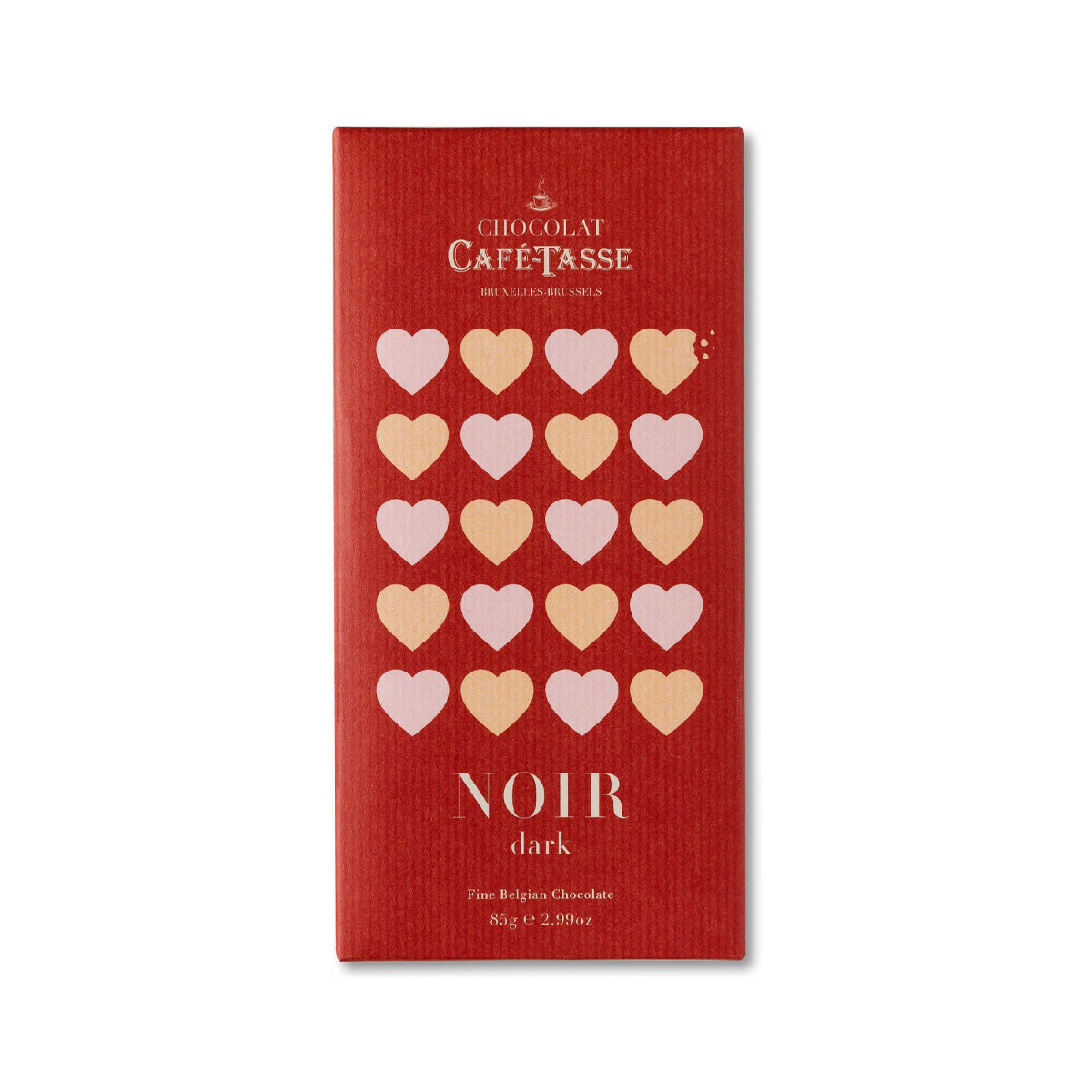 Cafe-Tasse Noir ‘Love’ 60% Dark Chocolate Bar - 85g