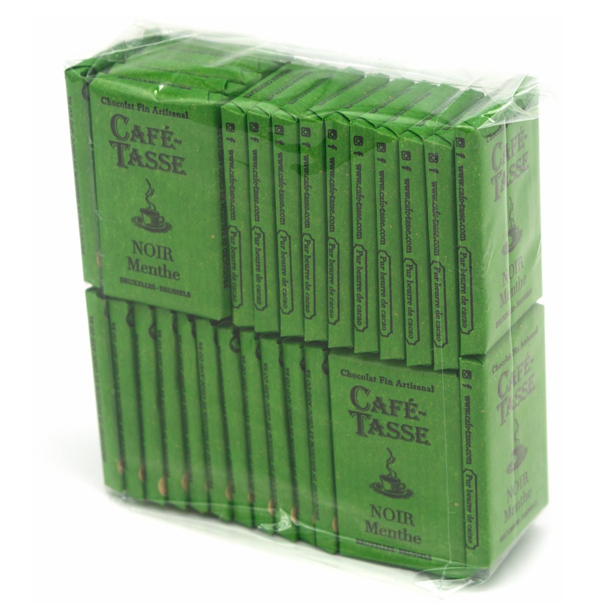 Cafe-Tasse Noir Menthe 60% Dark Chocolate & Mint Mini-Bars