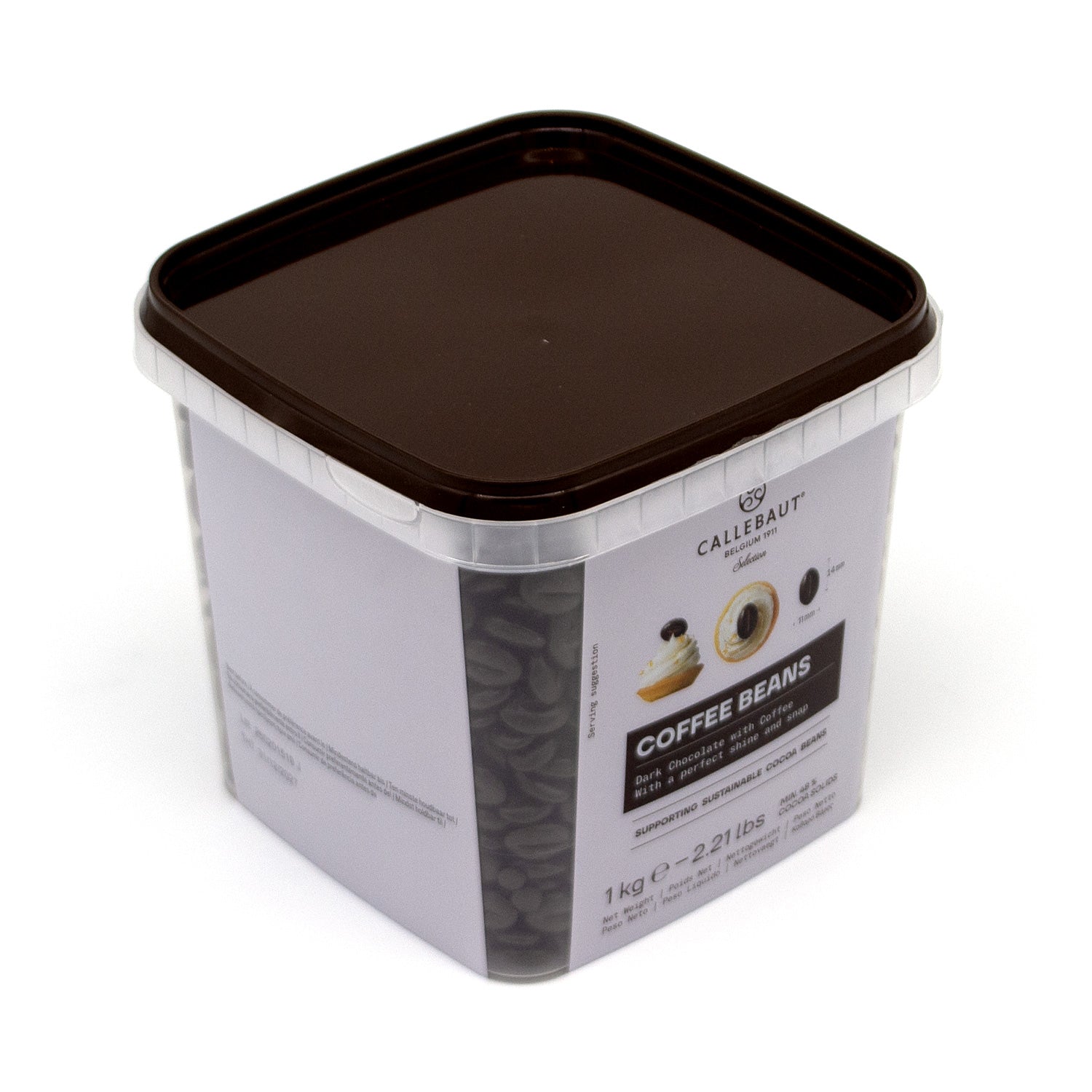 Callebaut Coffee Flavored 48% Dark Chocolate Beans – Chocosphere