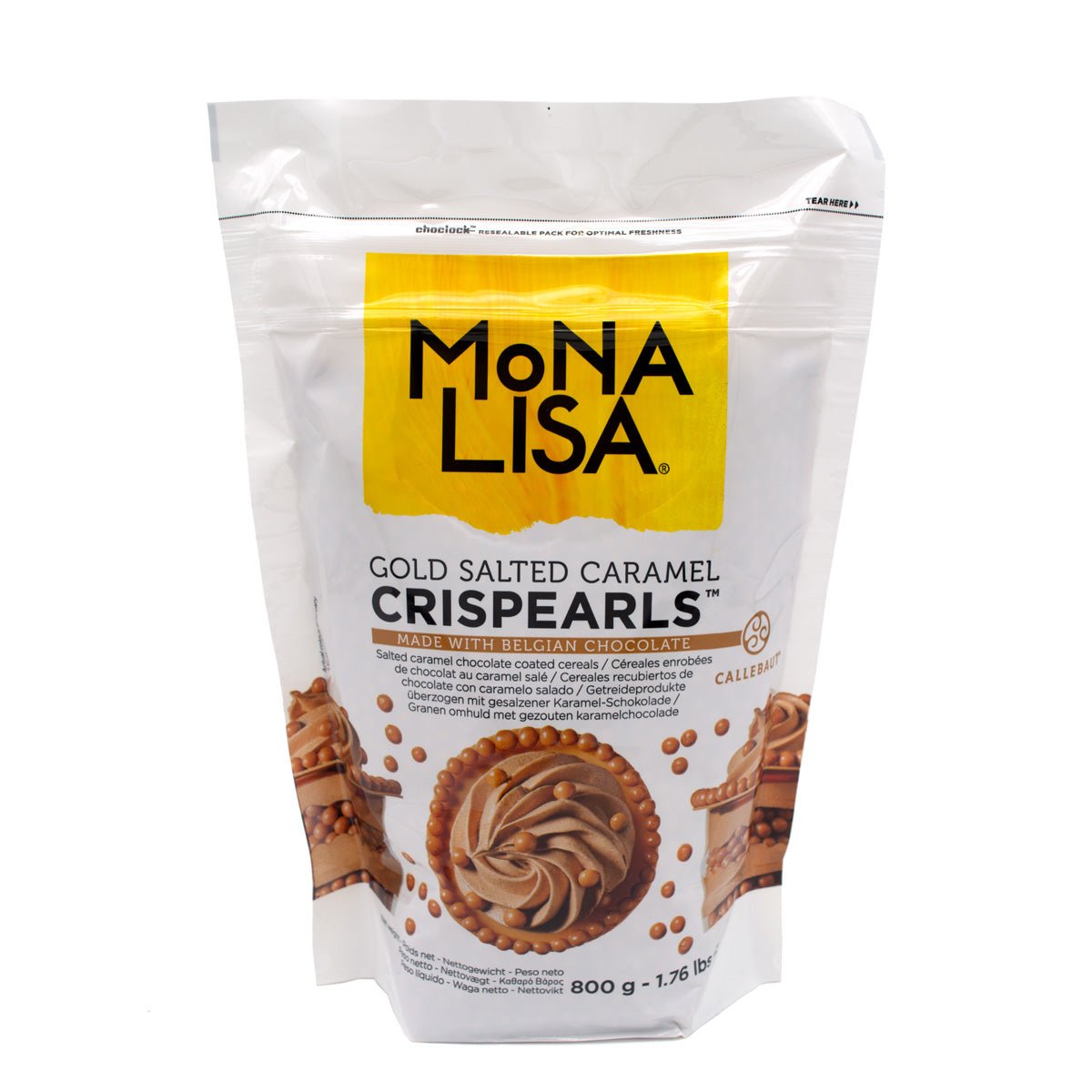 Mona Lisa Gold Salted Caramel Crispearls