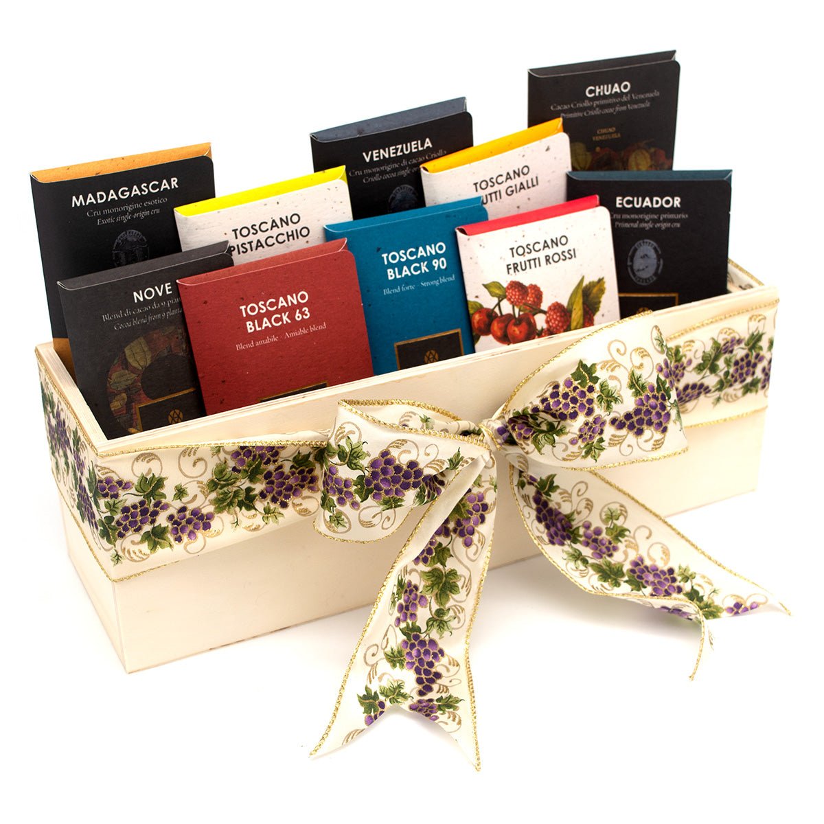 Chocosphere Wine Box Gift Box - Assorted Amedei Chocolates
