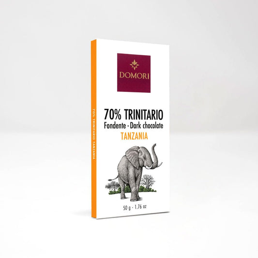 Domori Trinitario Tanzania 70% Single Origin Dark Chocolate Bar - 50g