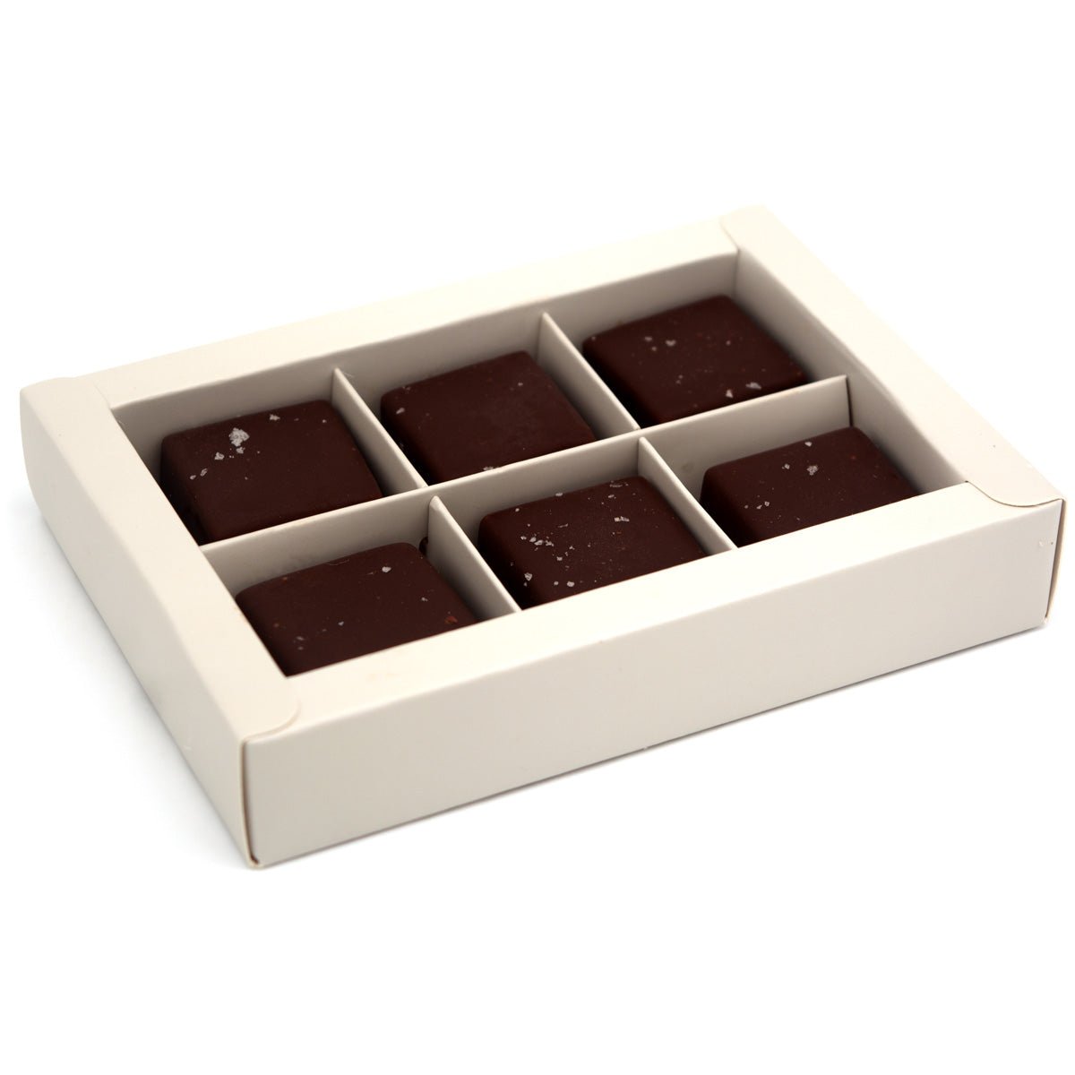Fjak Sea Salted Caramels in 70% Dark Chocolate Box - 75g