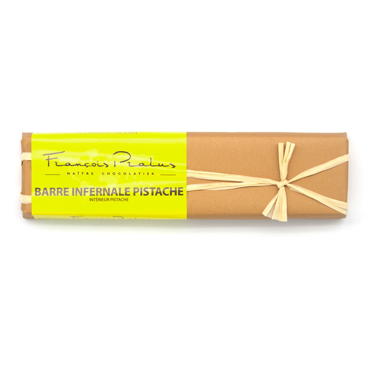 Pralus Infernale Pistachio 75% Dark Chocolate with Pistachio Bar - 160g