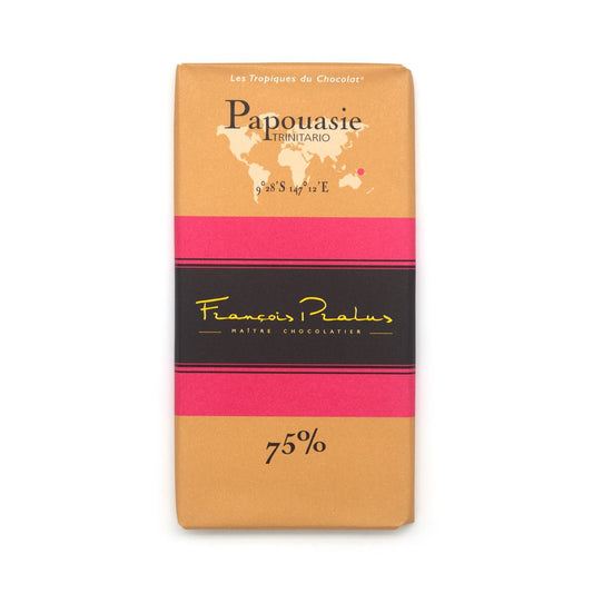 Pralus Papouasie 75% Single Origin Dark Chocolate Bar - 100g