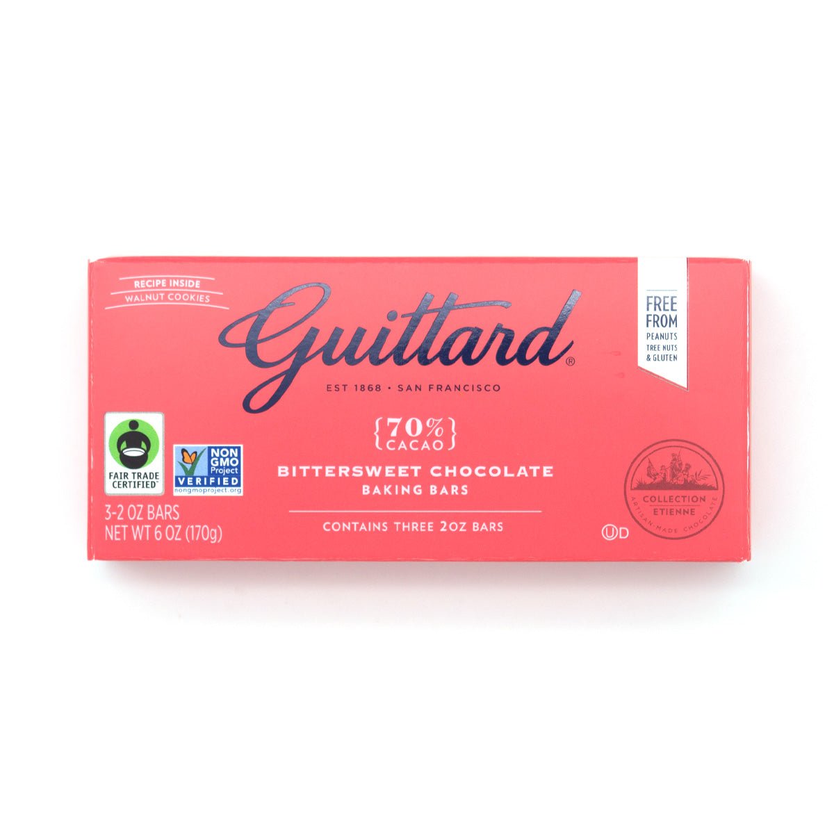 Guittard Collection Etienne 70% Bittersweet Baking Chocolate Bar