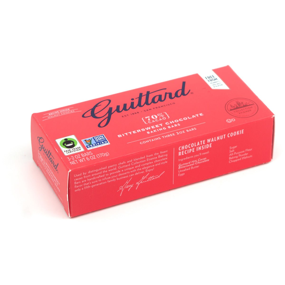 Guittard Collection Etienne 70% Bittersweet Baking Chocolate Bar - 170g