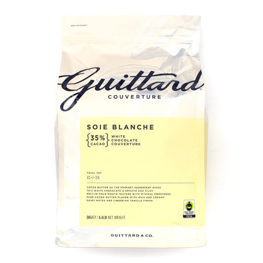Guittard Soie Blanche 35% White Chocolate Couverture Wafers