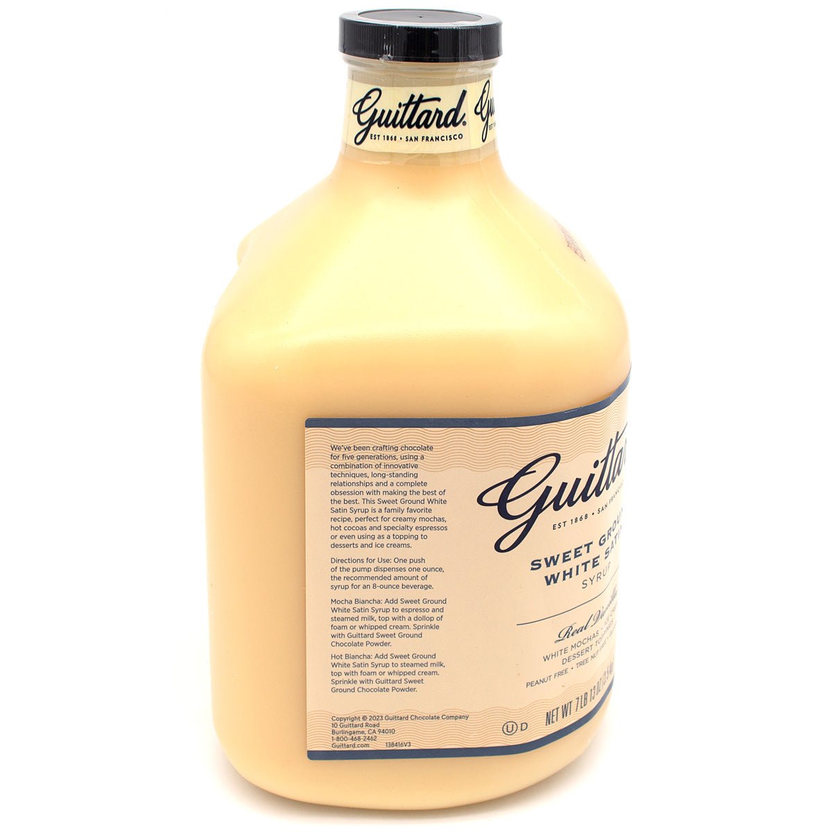 Guittard White Satin Syrup - 3.5 kg