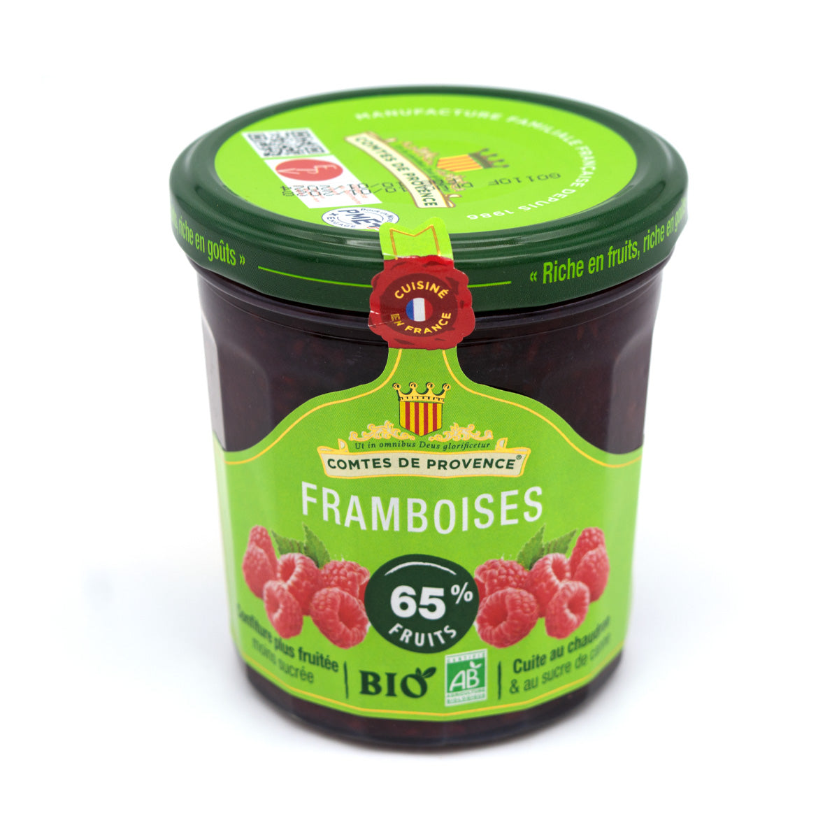 Les Comtes de Provence Framboises BIO Raspberry Spread - 350g
