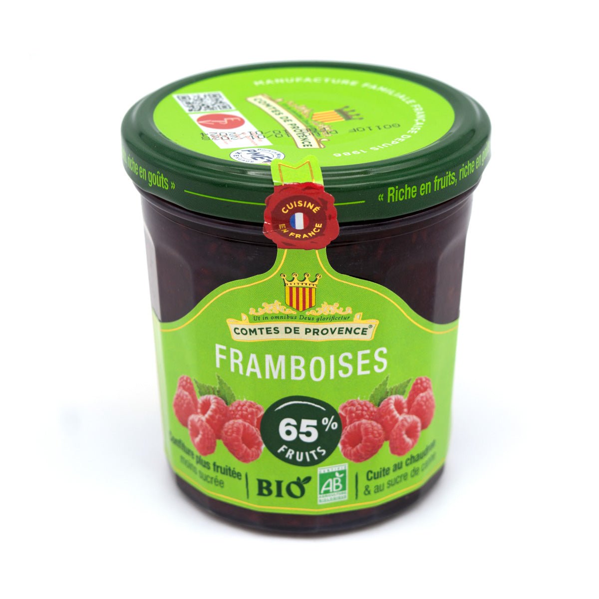 Les Comtes de Provence Framboises BIO Raspberry Spread - 350g
