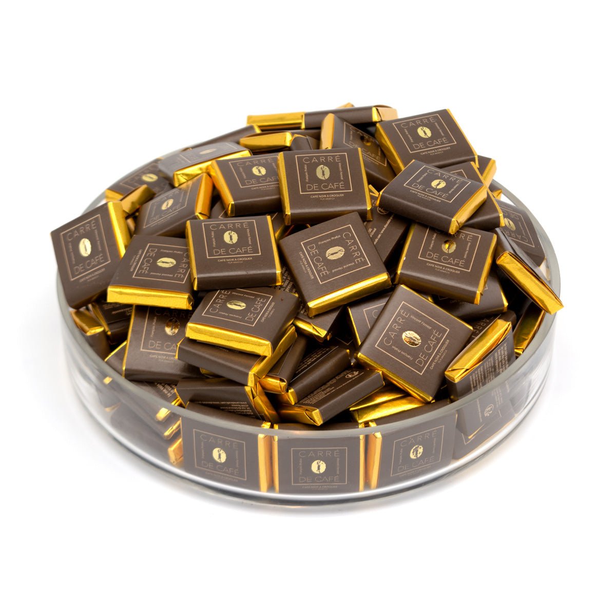 Pralus Carre-De Cafe Noir Dark Coffee Napolitains