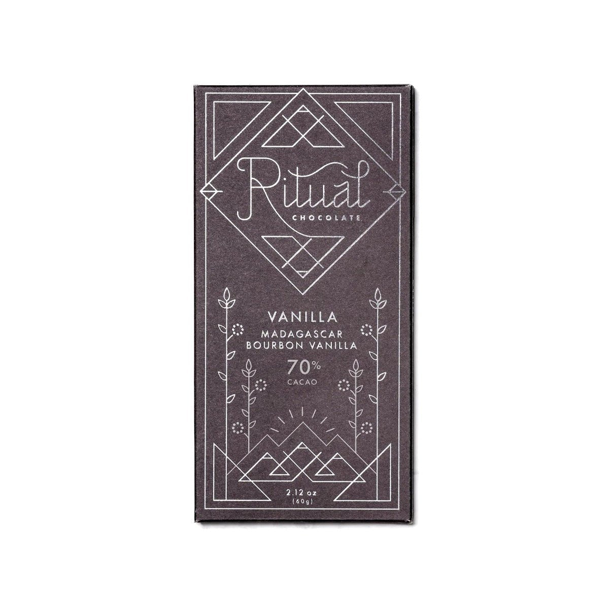 Ritual Chocolate Madagascar Vanilla 70% Dark Chocolate Bar - 60g