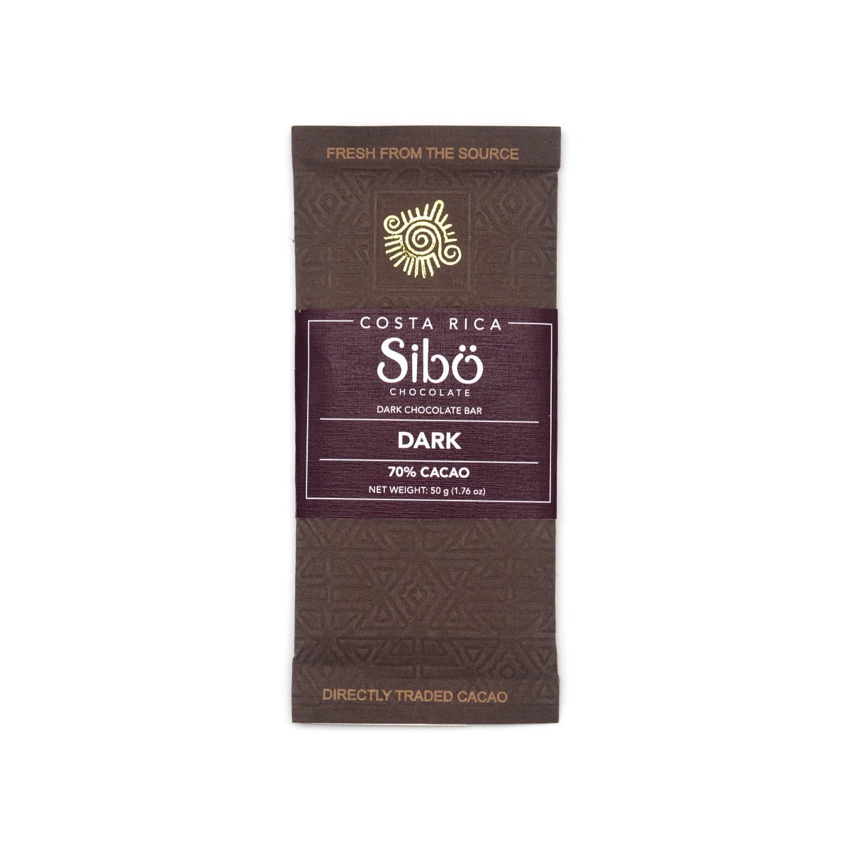 Sibo 70% Single Origin Dark Chocolate Bar - 50g