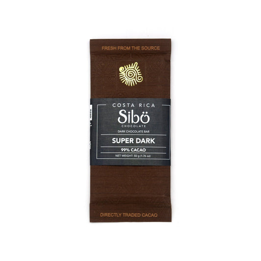 Sibo 99% Single Origin Super Dark Chocolate Bar - 50g