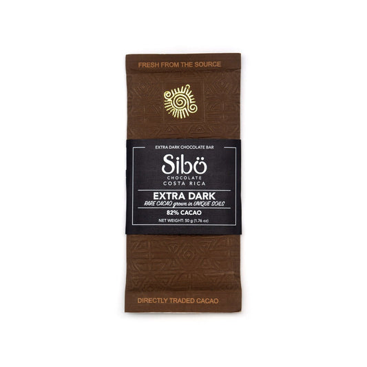 Sibo Single Origin 82% Extra Dark Chocolate Bar - 50g