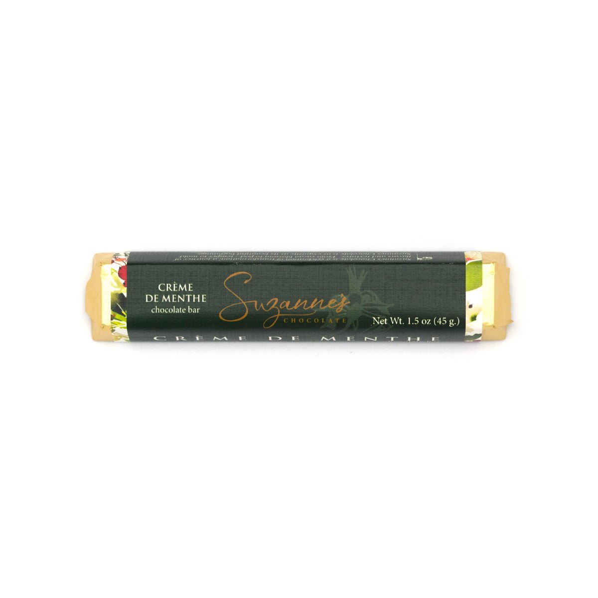 Suzanne's Chocolate Creme de Menthe 61% Dark Chocolate Bar - 45g