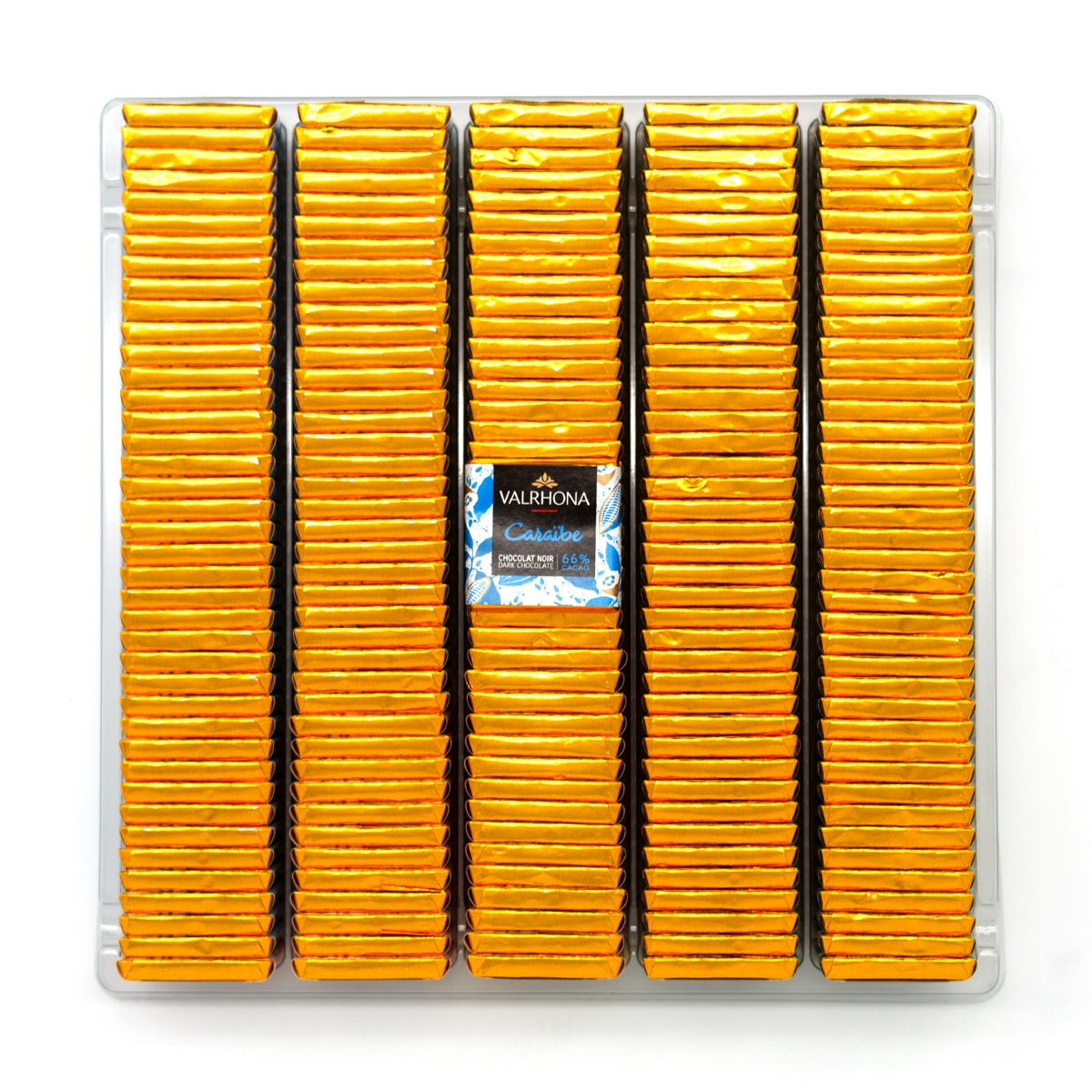Valrhona Caraïbe 66% Dark Chocolate Napolitains