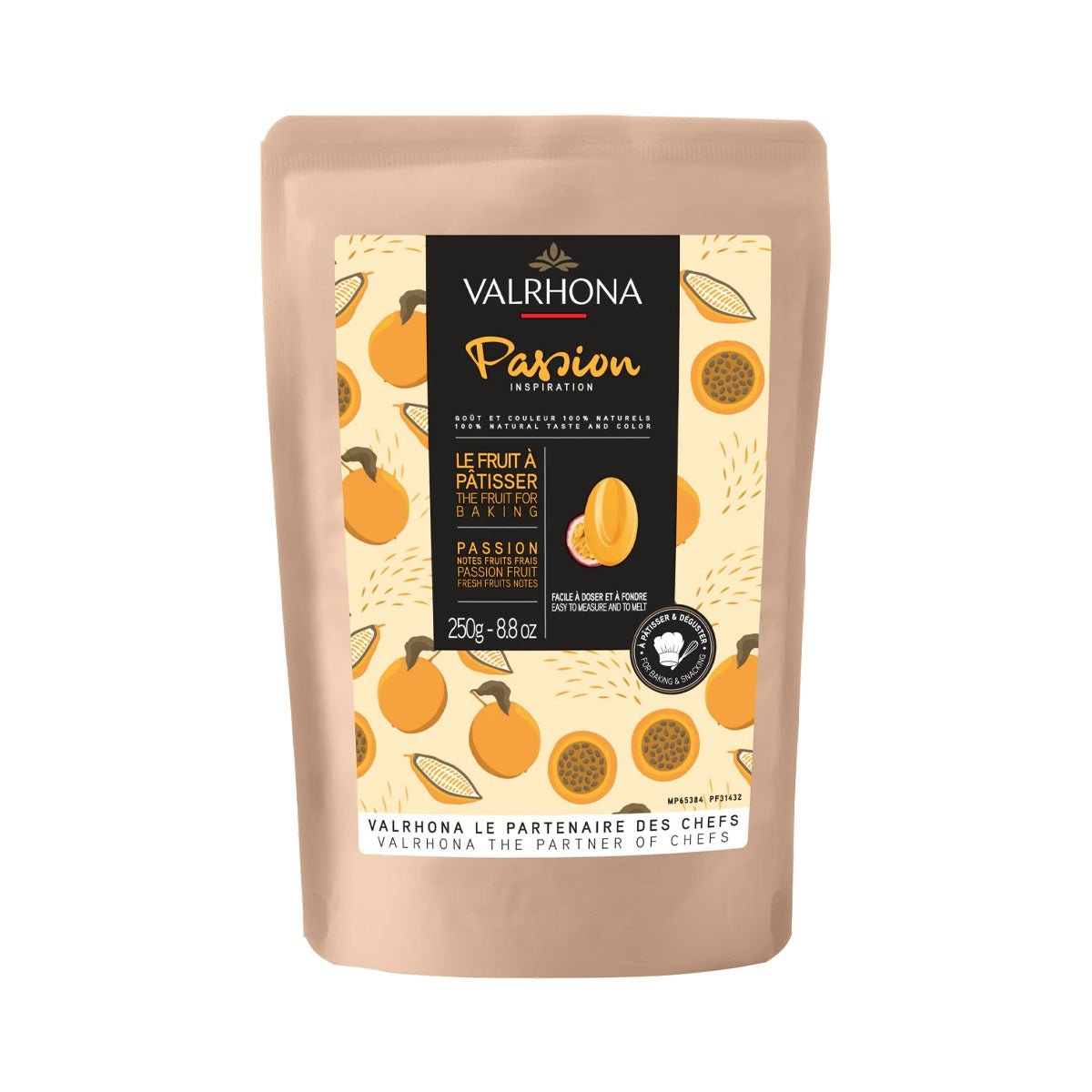 Valrhona Inspiration Passion Les Feves 32% Passion Fruit Couverture Discs