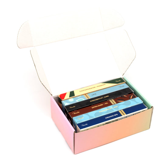 Venchi 6 Piece Assortment of Chocolate Mini-Bars - 195g