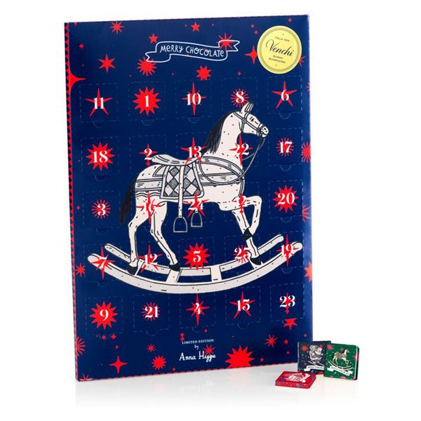 Venchi Anna Higgie Advent Calendar with Milk & Dark Chocolates- 25 pc - 181g
