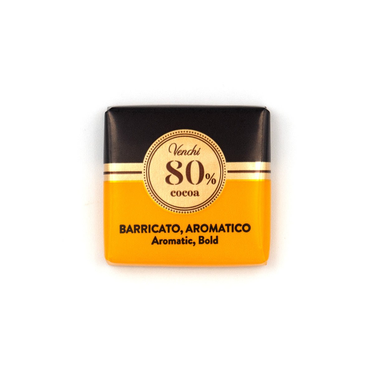 Venchi Barricato Aromatico 80% Dark Chocolate Napolitains