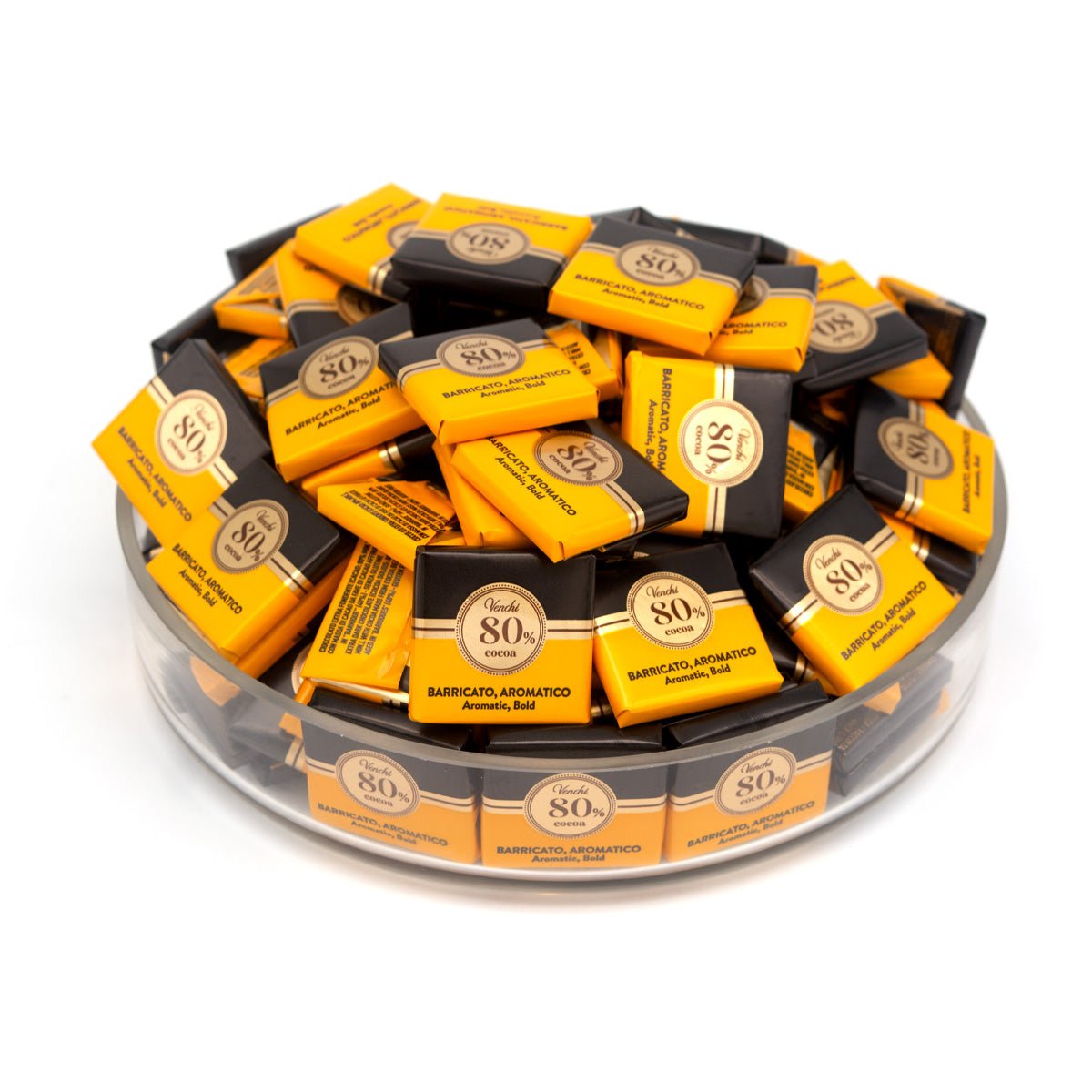 Venchi Barricato Aromatico 80% Dark Chocolate Napolitains