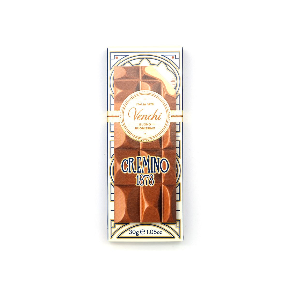 Venchi Cremino 1878 White Chocolate with Almond Paste & Gianduja Mini-Bar - 30g