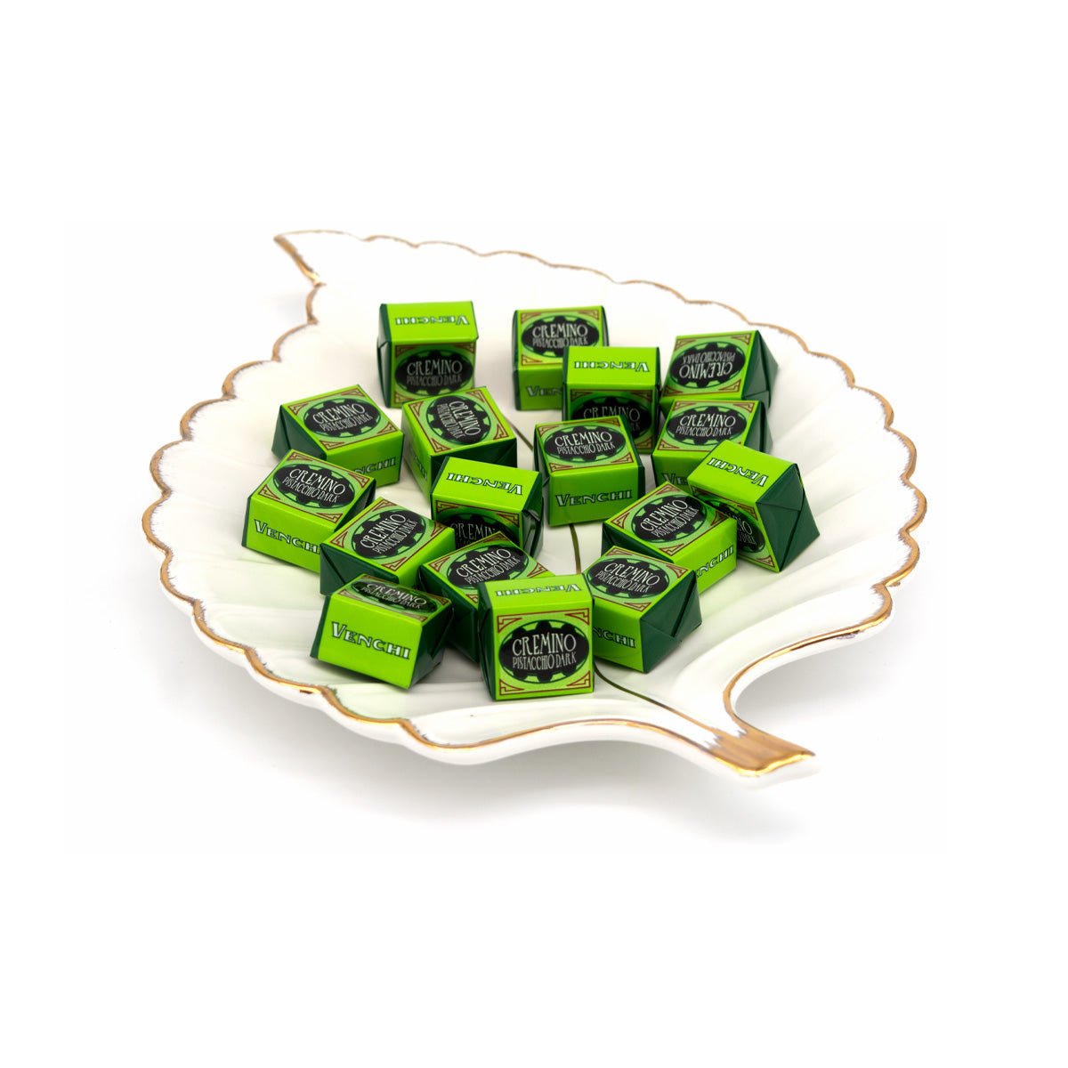 Venchi Cremino Pistacchio Dark Chocolate Pistachio Cubes