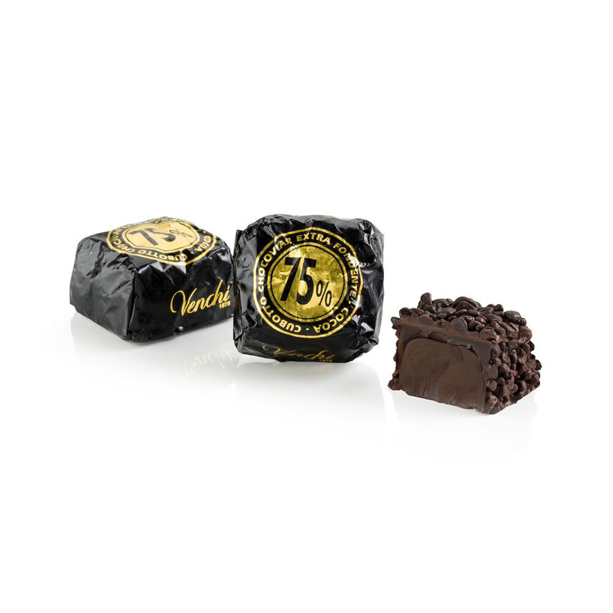 Venchi Cubotto Chocoviar 75% Dark Chocolate Cubes