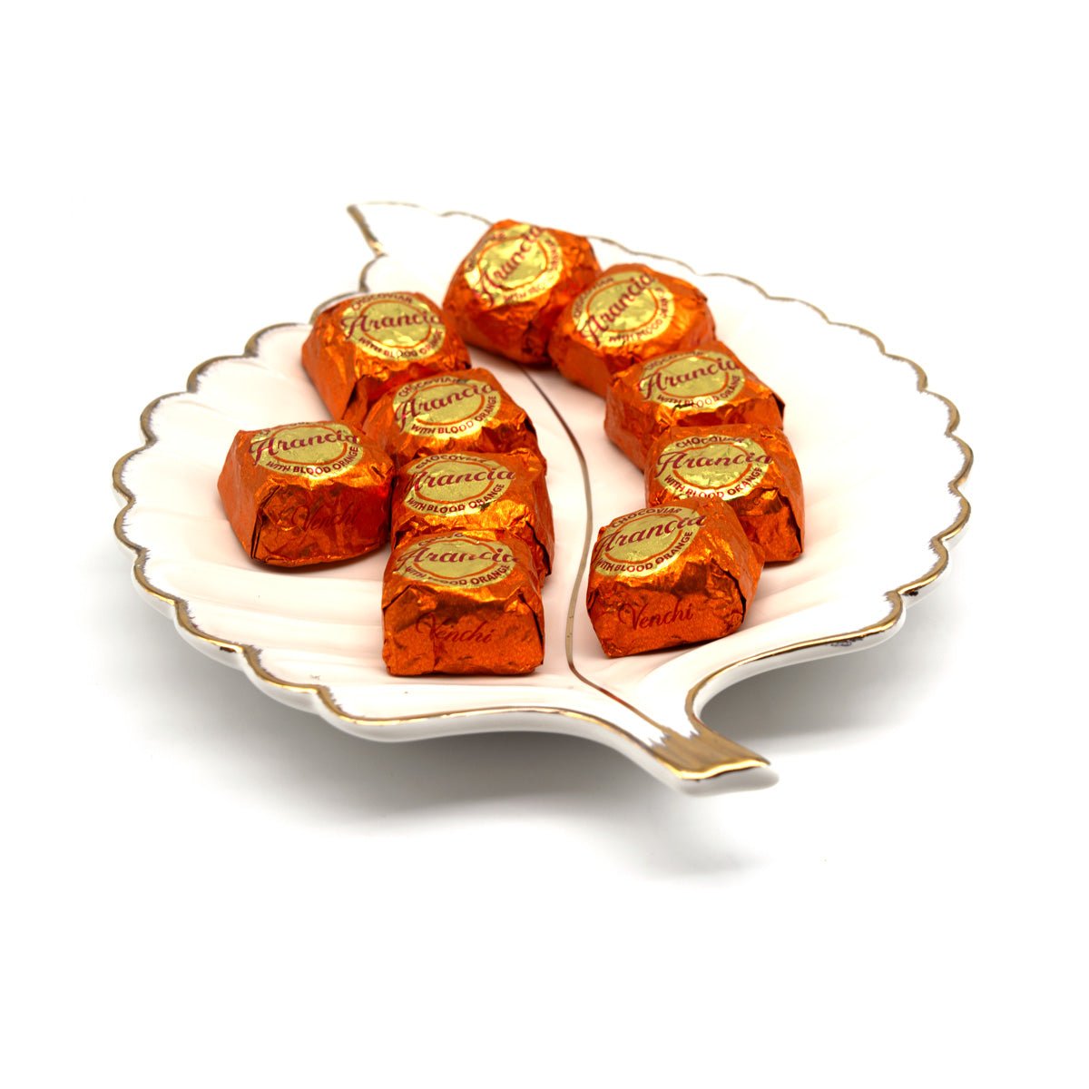 Venchi Cubotto Chocoviar Arancia Orange 75% Dark Chocolate Cubes