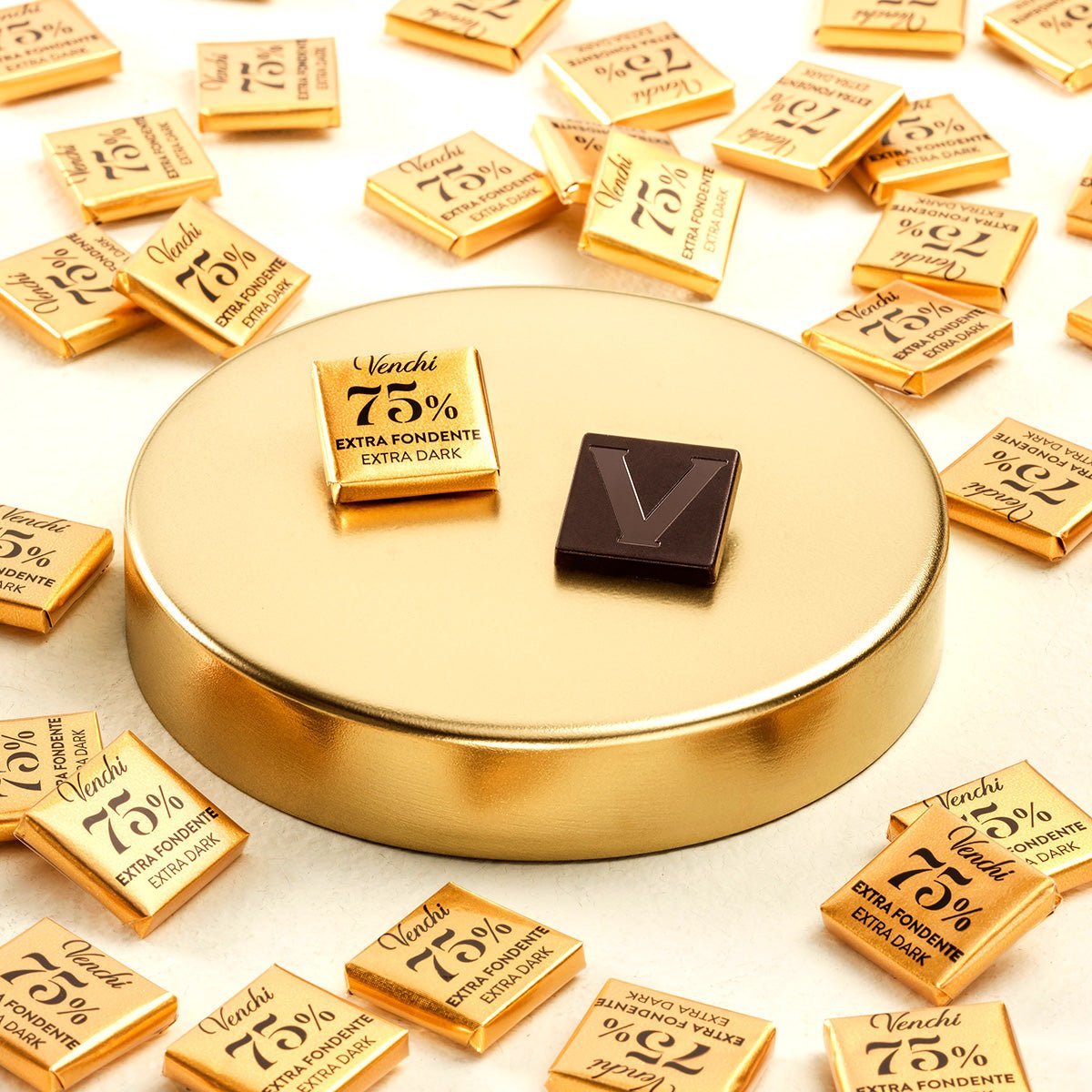 Venchi Fondente 75% Dark Chocolate Mini-Napolitains