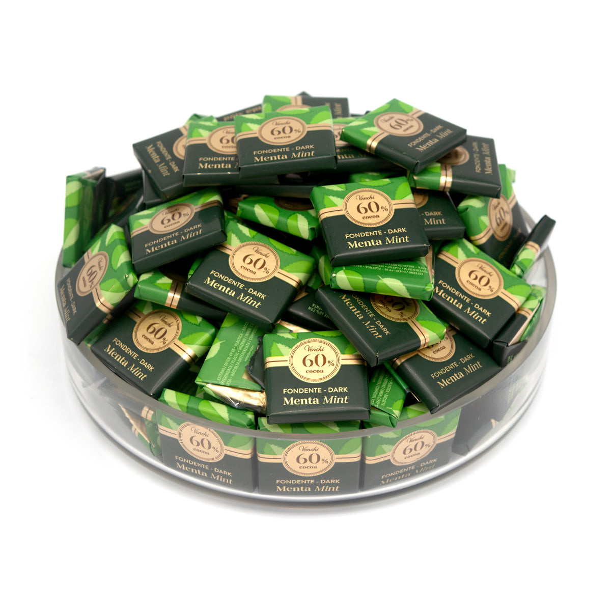 Venchi Fondente Menta 60% Dark Chocolate & Mint Crunchy Napolitains