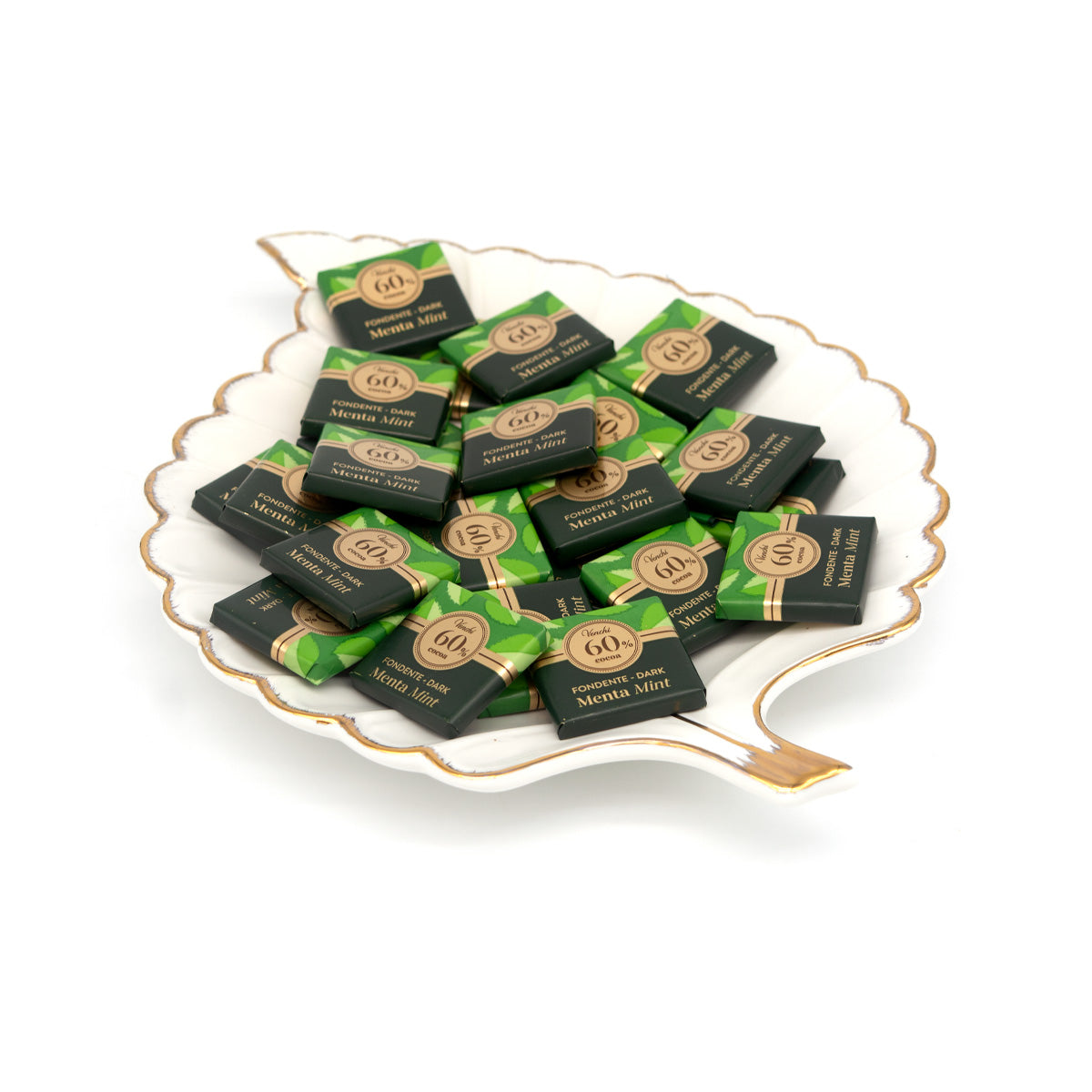 Venchi Fondente Menta 60% Dark Chocolate & Mint Crunchy Napolitains