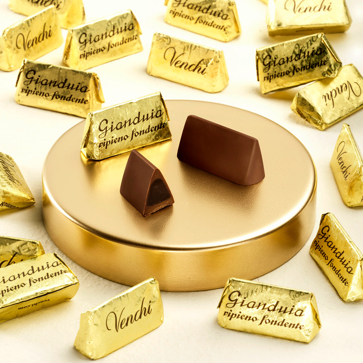 Venchi Gianduia Ripieno Fondente 60% Dark Chocolate Giandujotti