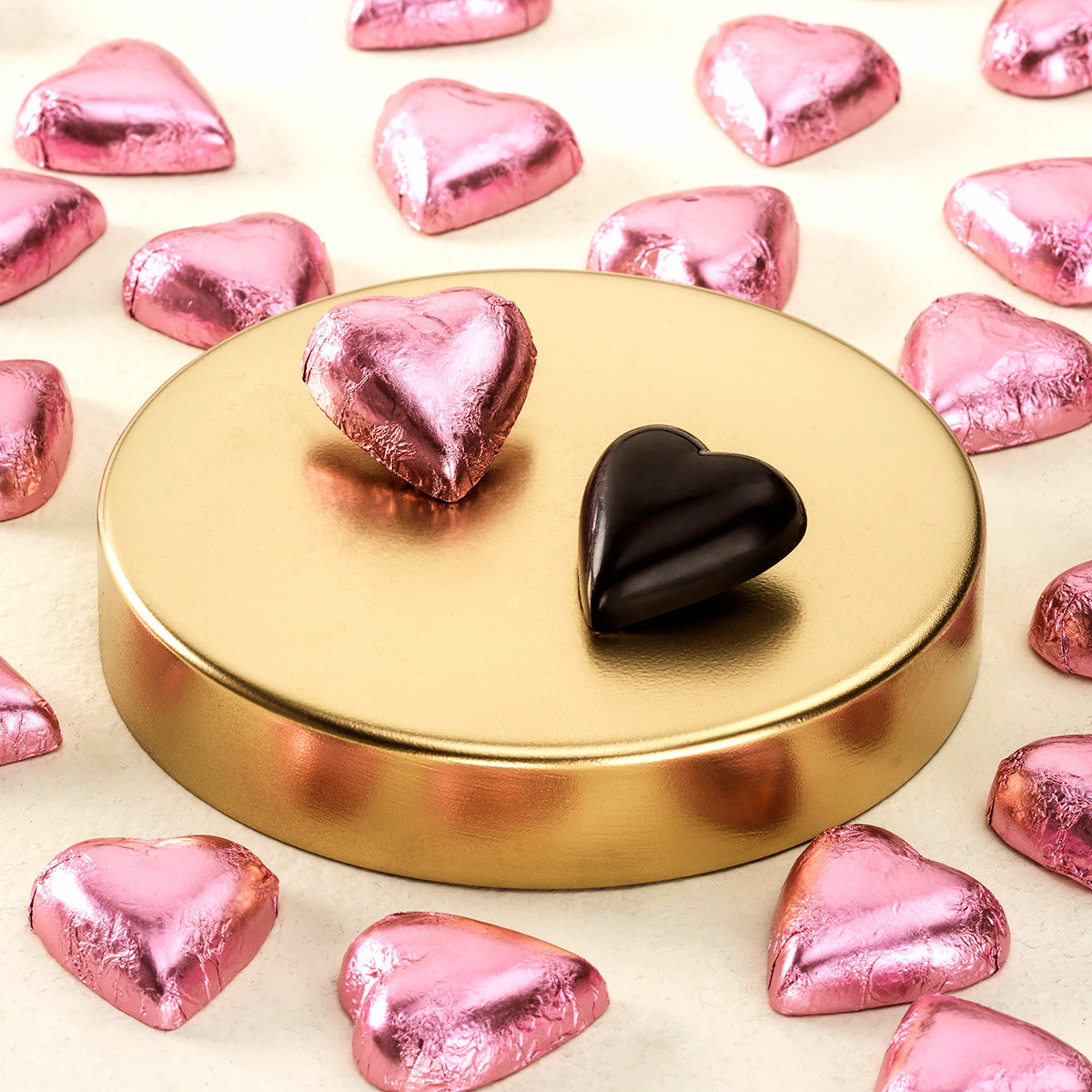 Venchi Heart Shaped 75% Dark Chocolates