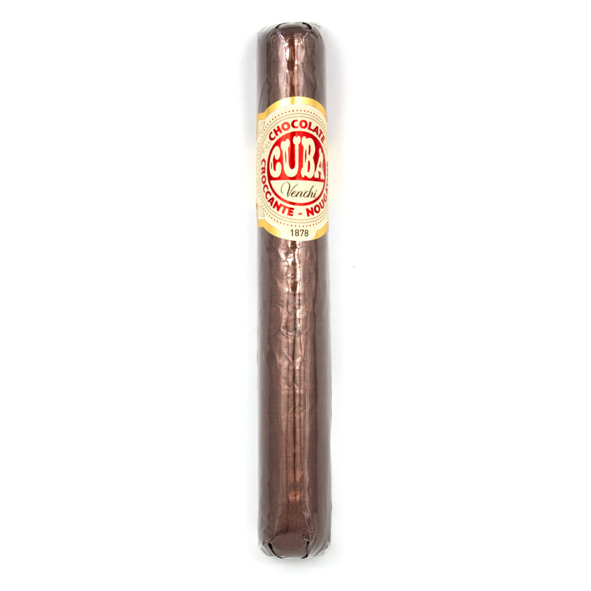 Venchi Tartufo Nougatine Truffle Hazelnut in Dark Chocolate Cigar - 100g