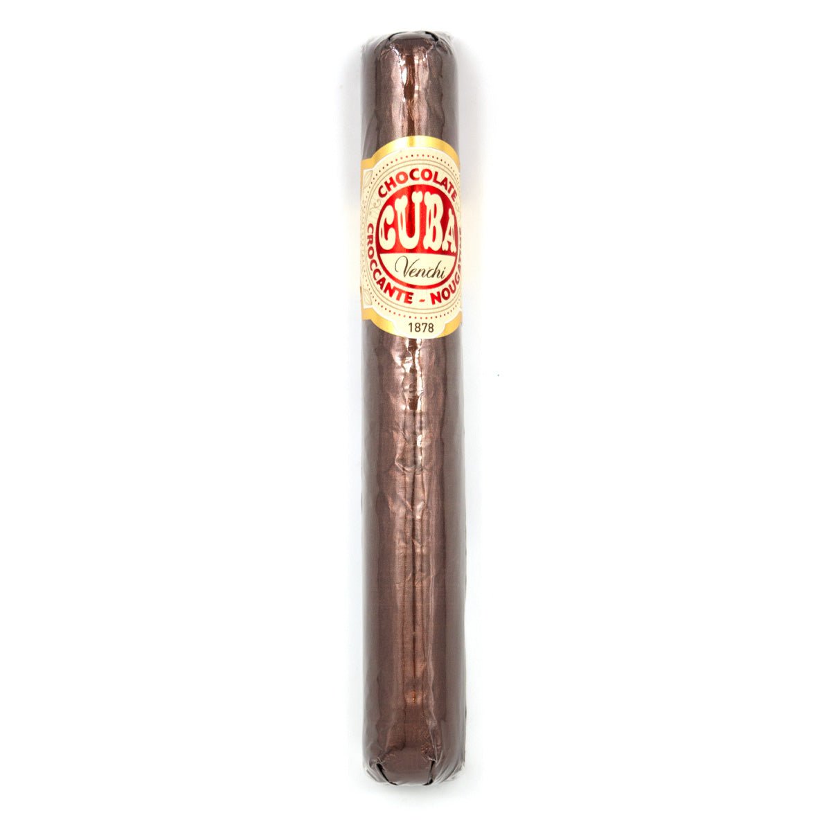 Venchi Tartufo Nougatine Truffle Hazelnut in Dark Chocolate Cigar - 100g
