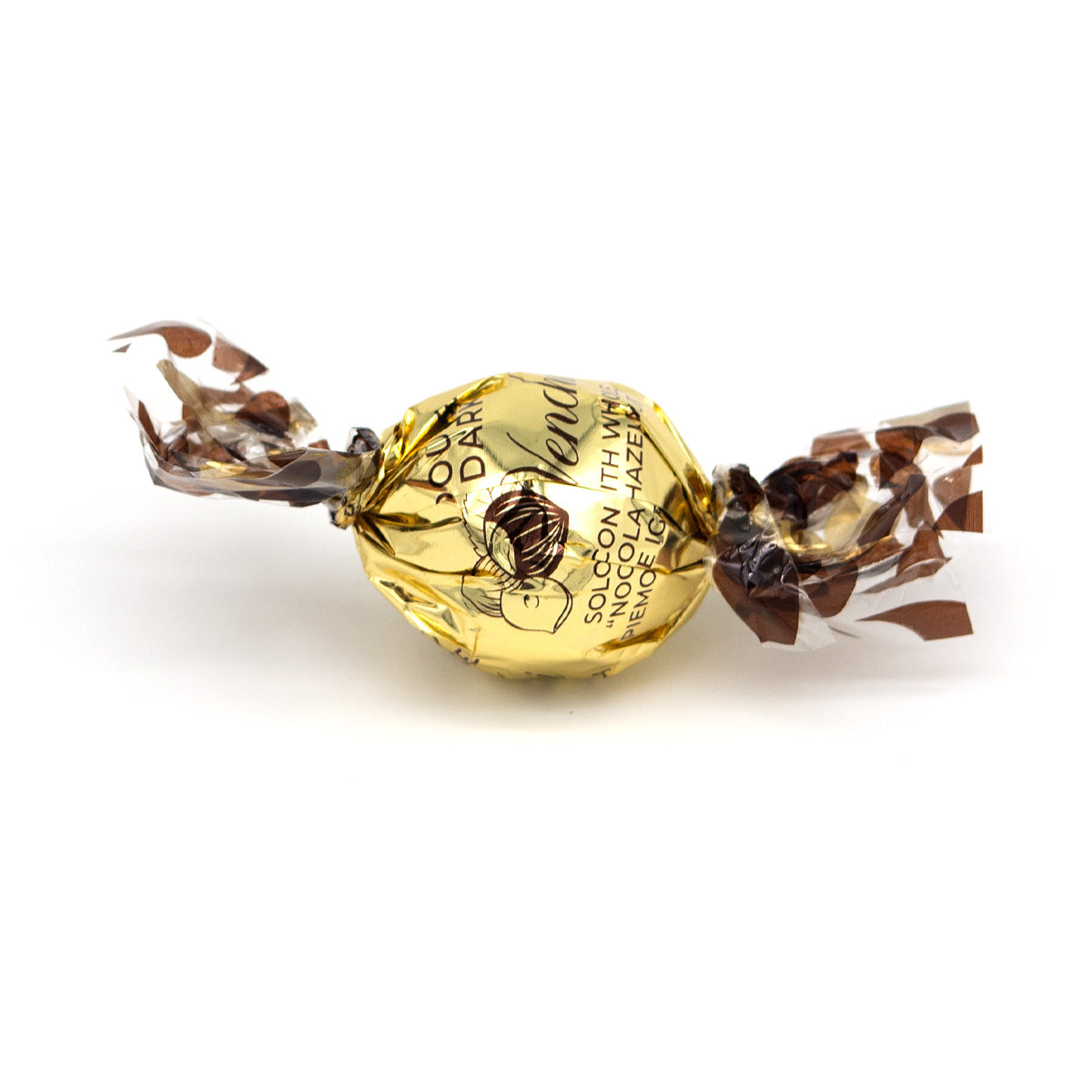 Venchi Whole Hazelnut in Almond Gianduja & Half 75% Dark Chocolate Pearls
