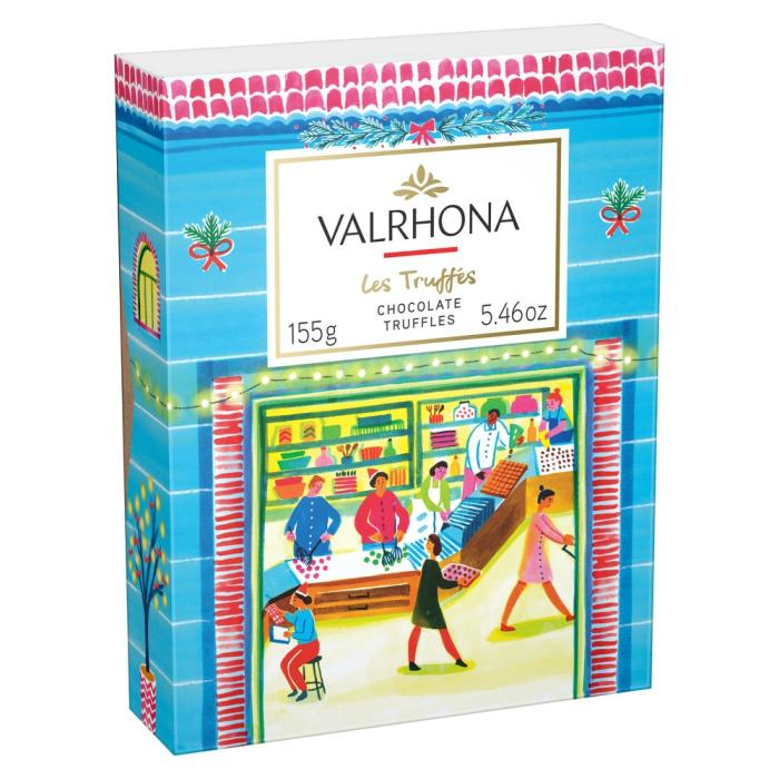 Valrhona Christmas Truffles Gift Box - 155g (Past Date)