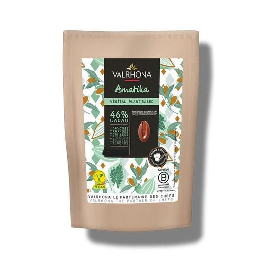 Valrhona Amatika Les Feves Vegan 46% Single Origin Milk Chocolate Discs